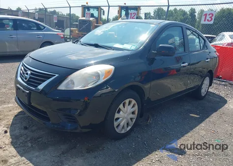 2013 Nissan Versa 1.6 Sv из США, поврежденный, VIN 3N1CN7AP1DL842537
